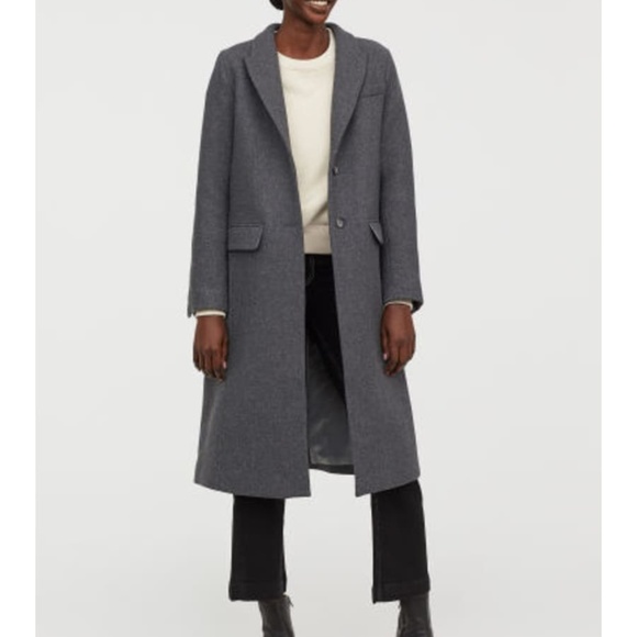 Hm Italian Wool Blend Coat Manteco 6 M 